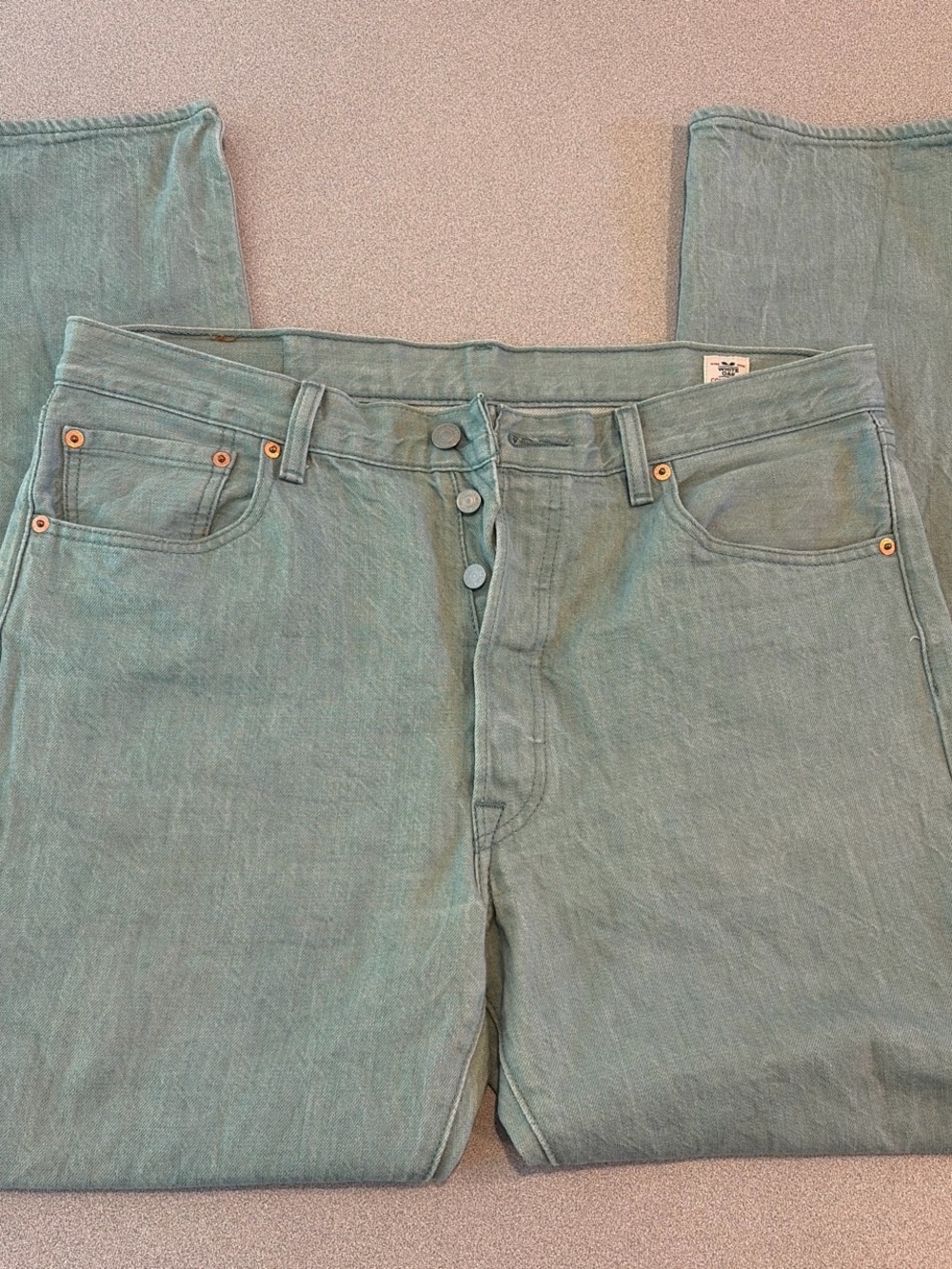 Levi's Men's 36x32 sea foam jeans